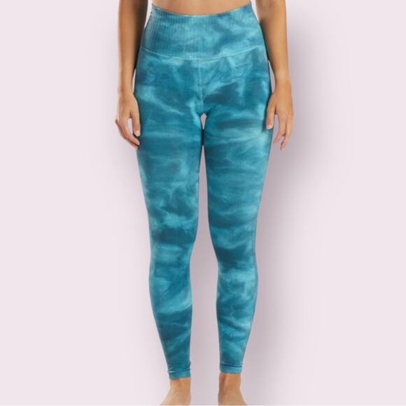 Free people NWT XS/S good karma leggings ozark mist dyed high rise workout yoga - Picture 7 of 8